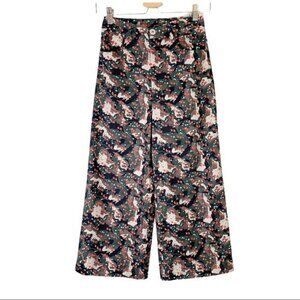 Hayley Elsaesser High Waist Wide Leg Cropped Jeans